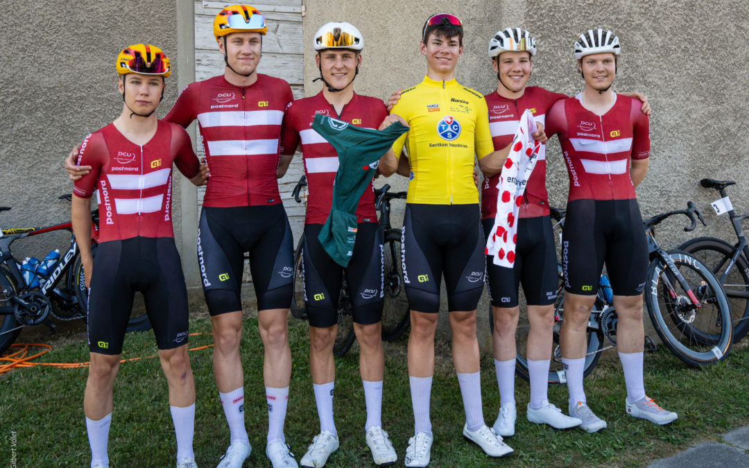 Le Danois Malthe Risbjerg premier maillot jaune